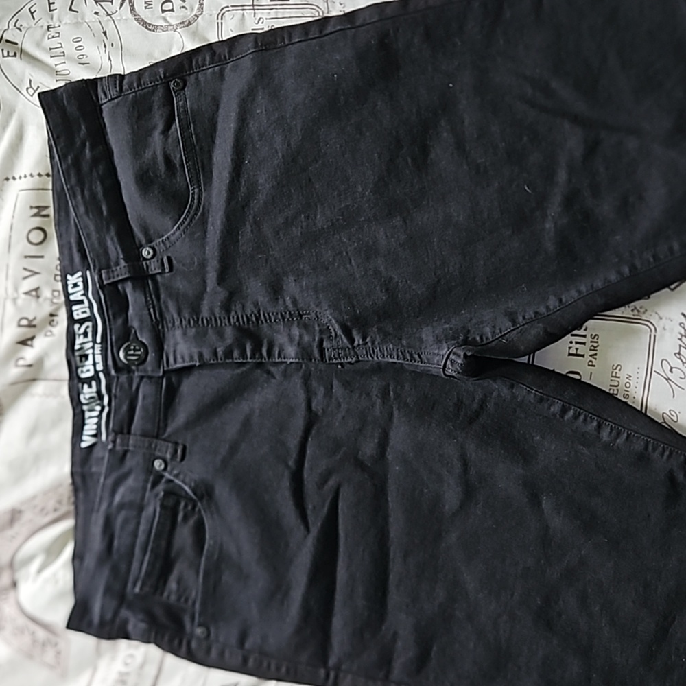 Black Jean Shorts